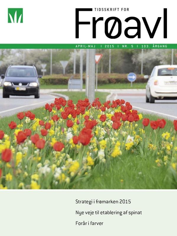 Forside fra Tidsskrift for Frøavl med vejrabat og blomster